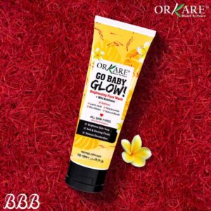 ORKARE GO BABY GLOW! Brightening Face Wash + Mild Exfoliator 100ml