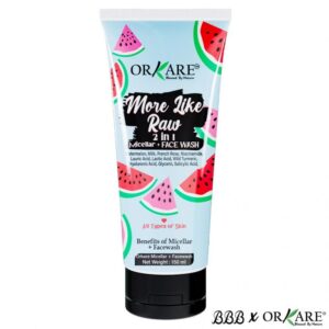 ORKARE More Like Raw 2in1 Micellar+Facewash 150ml