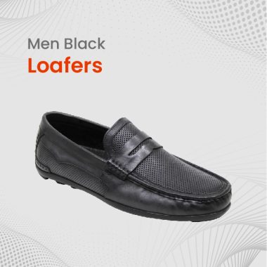 Men Black Loafers - FMF