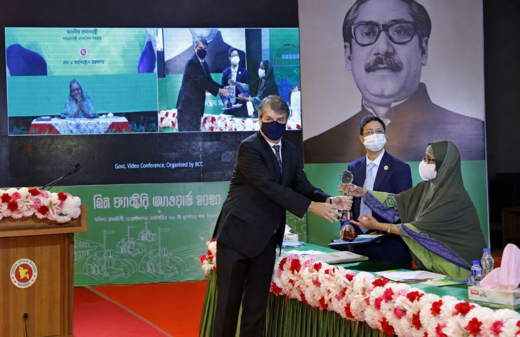 Ispahani Group’s Ghazipore and Neptune tea gardens have won the ‘Green Factory Award 2020’ respectively.